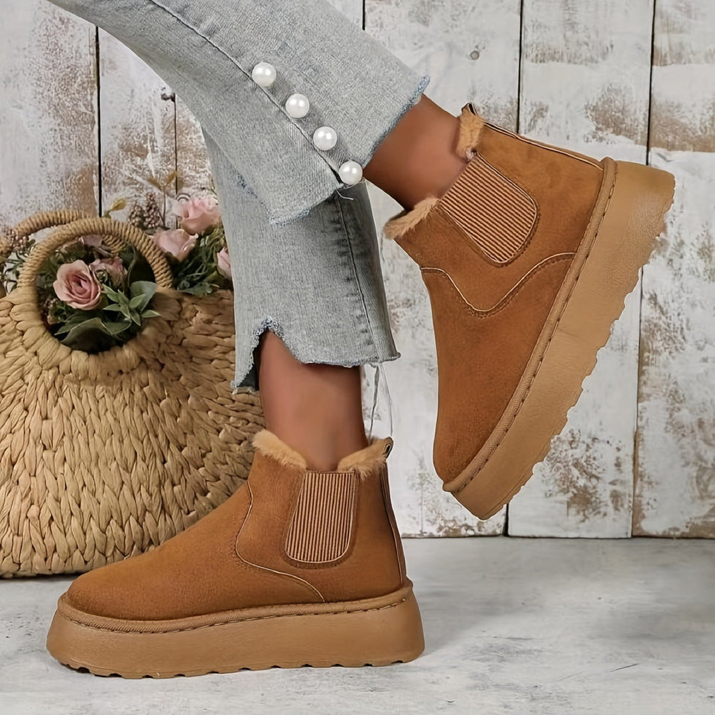 Fiorelle Herbst/Winter 2025 Damen-Neuheiten: Dicksohlige Schneestiefel mit Fellfutter, runde Schlupf-Stiefeletten mit Wattierung