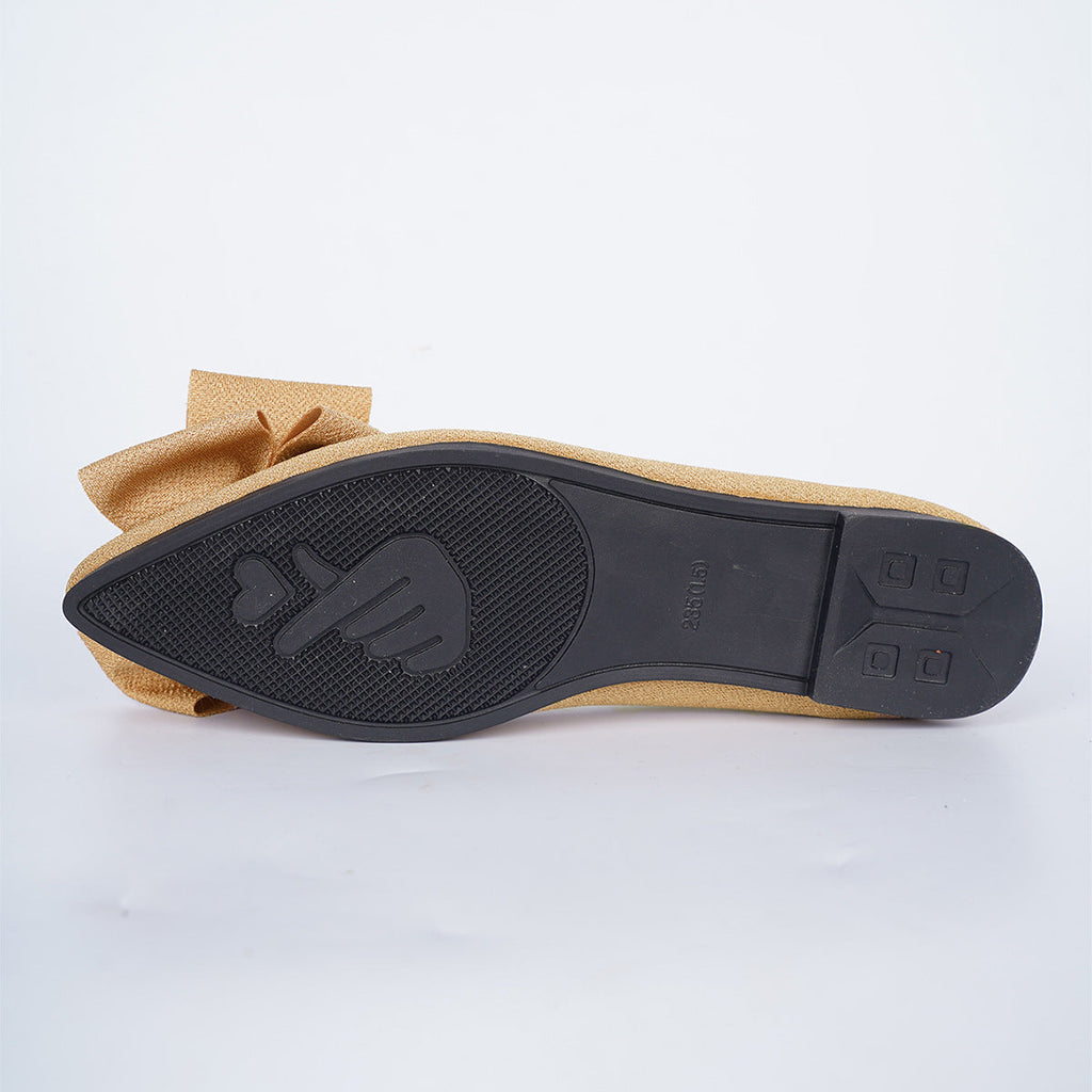 Mocassins plats à enfiler Bella Bow pour femme Fiorelle – Chaussures décontractées à semelle souple et bout pointu (US 5–10,5)
