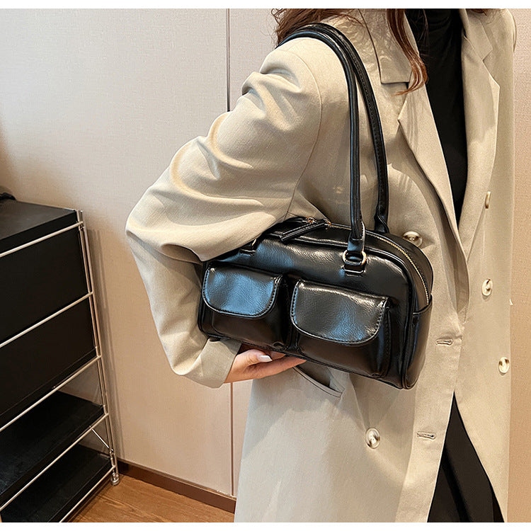 Grand sac de voyage Fiorelle pour femmes - fourre-tout rétro spacieux avec deux poches et porté convertible