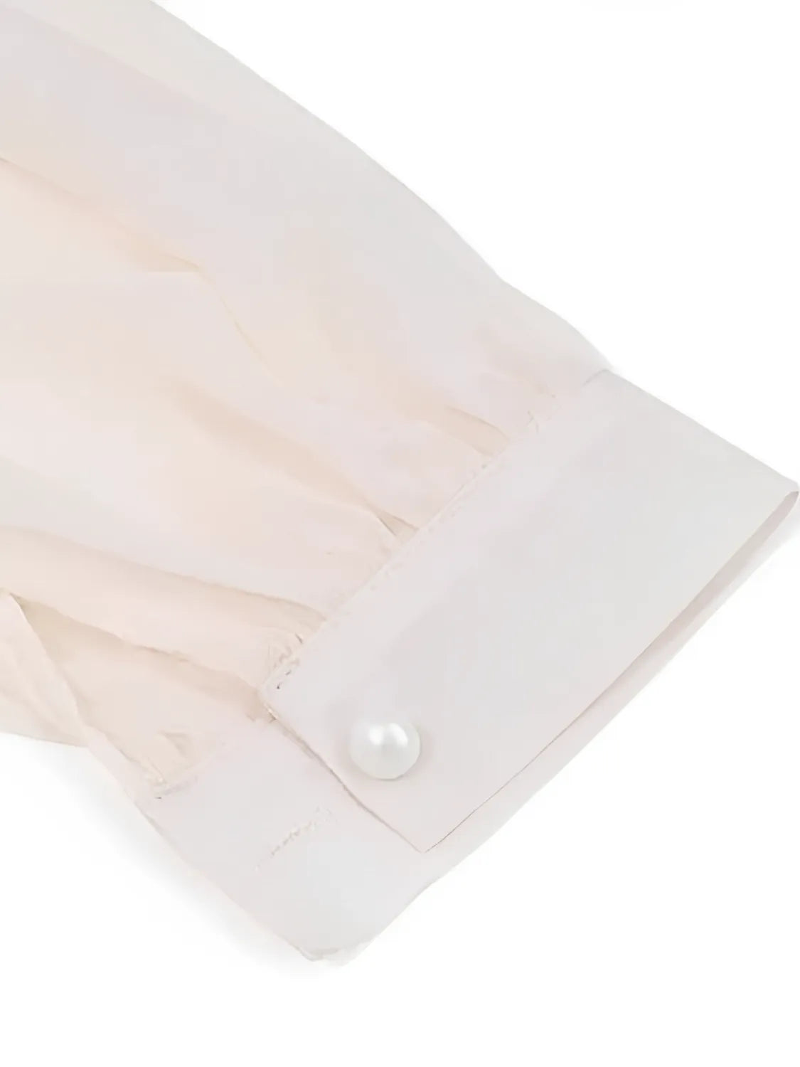 Chemisier en mousseline asymétrique avec détail fleur – Elise