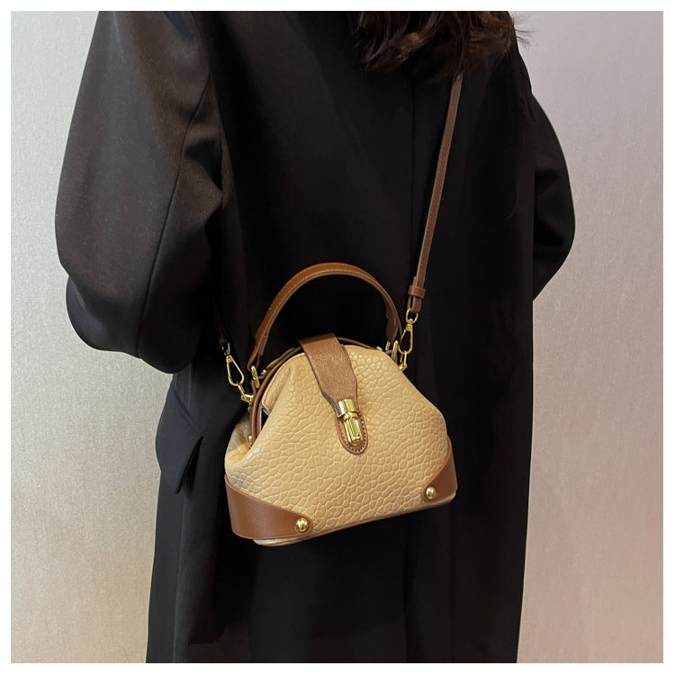 Mini sac cabas Fiorelle pour femme en cuir grainé - Sac polyvalent porté croisé ou épaule | Design luxueux et minimaliste