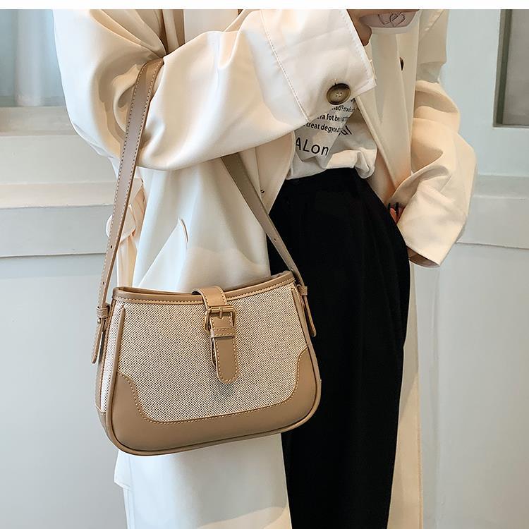 Fiorelle Damen Wander Canvas-Umhängetasche – Künstlerisch texturierte, wandelbare Schultertasche für unbeschwerte Tage