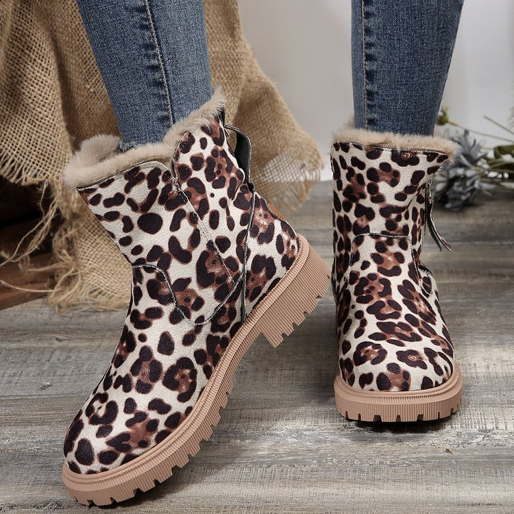 Fiorelle Damen Snowdrop Stiefel – Gefütterte Stiefeletten mit seitlichem Reißverschluss (US 4-10,5)