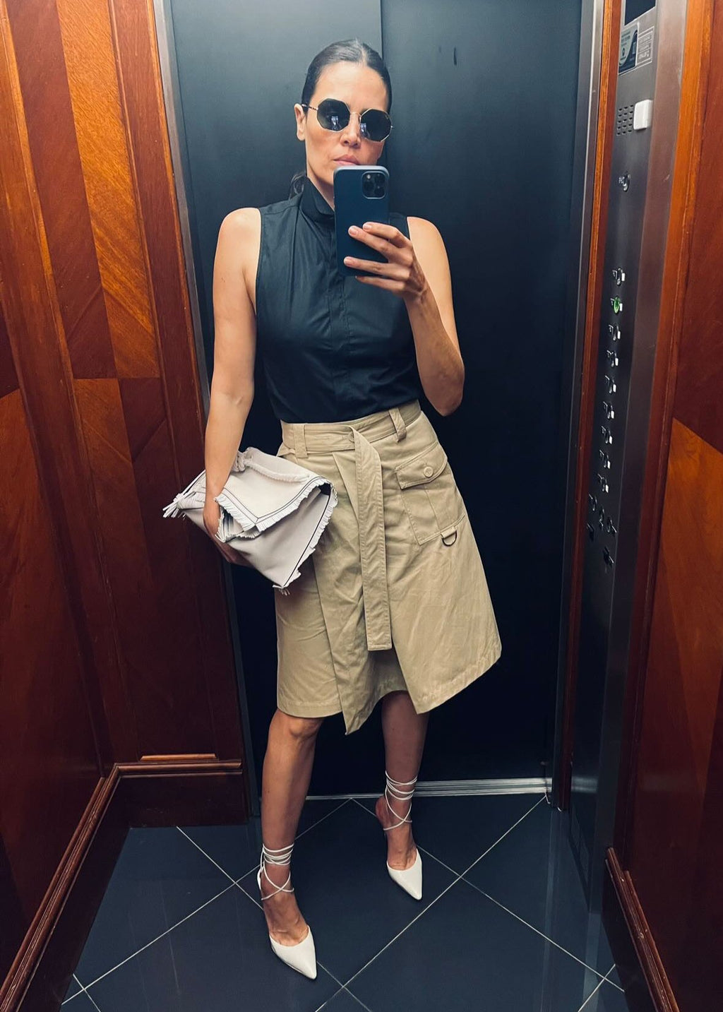 ÉXI-SOPHIA LACEUP OFF WHITE