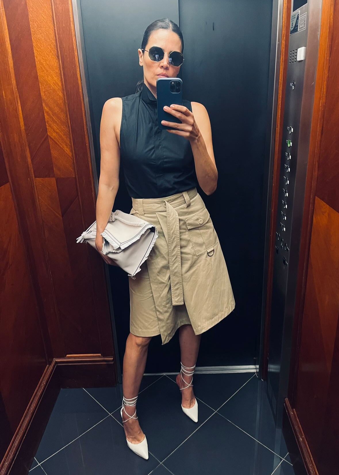 ÉXI-SOPHIA LACEUP OFF WHITE