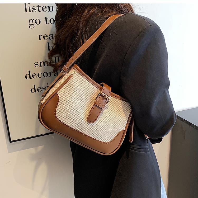 Fiorelle Damen Wander Canvas-Umhängetasche – Künstlerisch texturierte, wandelbare Schultertasche für unbeschwerte Tage