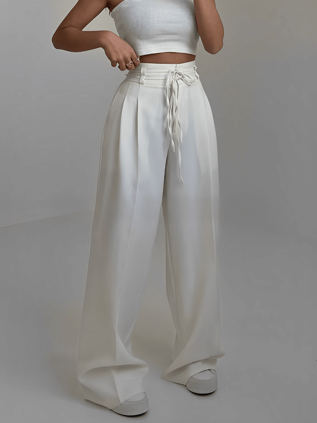 Pantalon ajusté taille haute galbant – Paulina