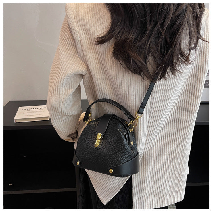 Mini sac cabas Fiorelle pour femme en cuir grainé - Sac polyvalent porté croisé ou épaule | Design luxueux et minimaliste
