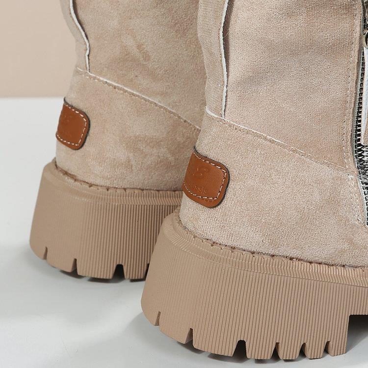 Fiorelle Damen Snowdrop Stiefel – Gefütterte Stiefeletten mit seitlichem Reißverschluss (US 4-10,5)