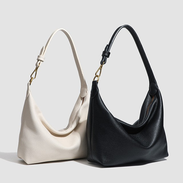 Sac hobo Fiorelle Metro en cuir grainé pour femme - Sac de transport spacieux - Convertible en sac bandoulière