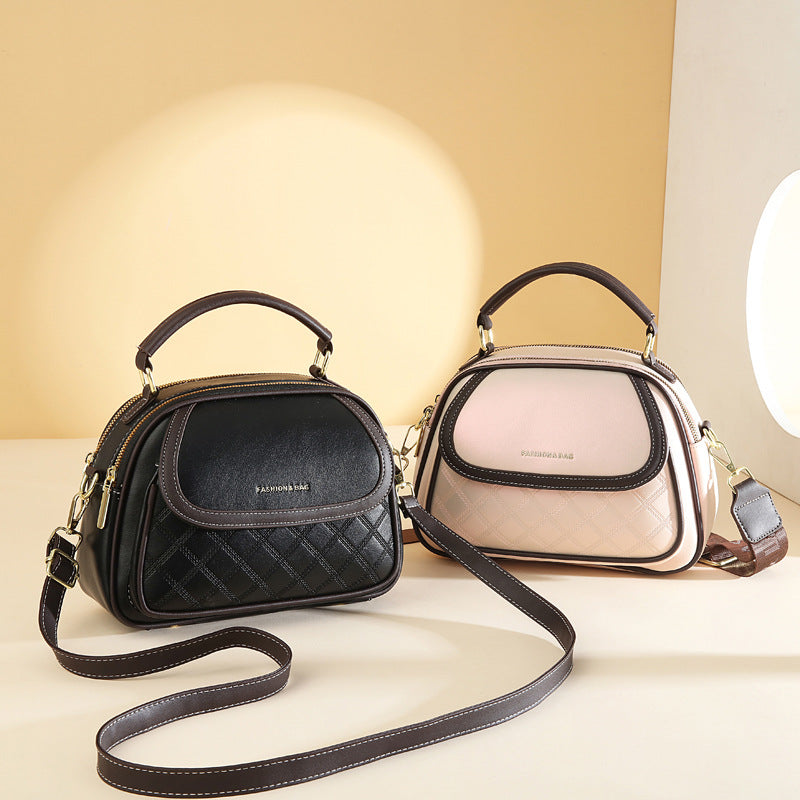 Sac rond matelassé pour femme Fiorelle – Mini sac à main pour femme, porté croisé ou à l'épaule