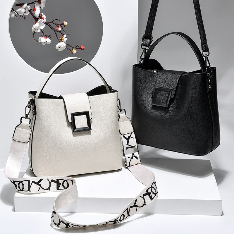 Fiorelle Damen-Beuteltasche mit Signature-Schnalle – Hochwertige, wandelbare Schulter- & Umhängetasche mit architektonischer Silhouette & gehobenem Minimalismus