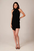 ÉXI-BELLA BLACK SILK DRESS