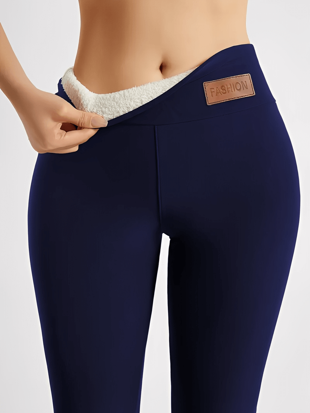 Mit Fleece gefütterte Thermo-Leggings mit Push-up-Effekt – Mayana