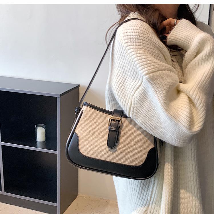 Fiorelle Damen Wander Canvas-Umhängetasche – Künstlerisch texturierte, wandelbare Schultertasche für unbeschwerte Tage
