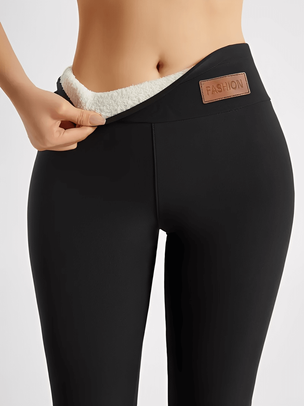 Mit Fleece gefütterte Thermo-Leggings mit Push-up-Effekt – Mayana