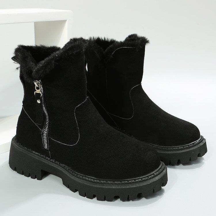 Fiorelle Damen Snowdrop Stiefel – Gefütterte Stiefeletten mit seitlichem Reißverschluss (US 4-10,5)