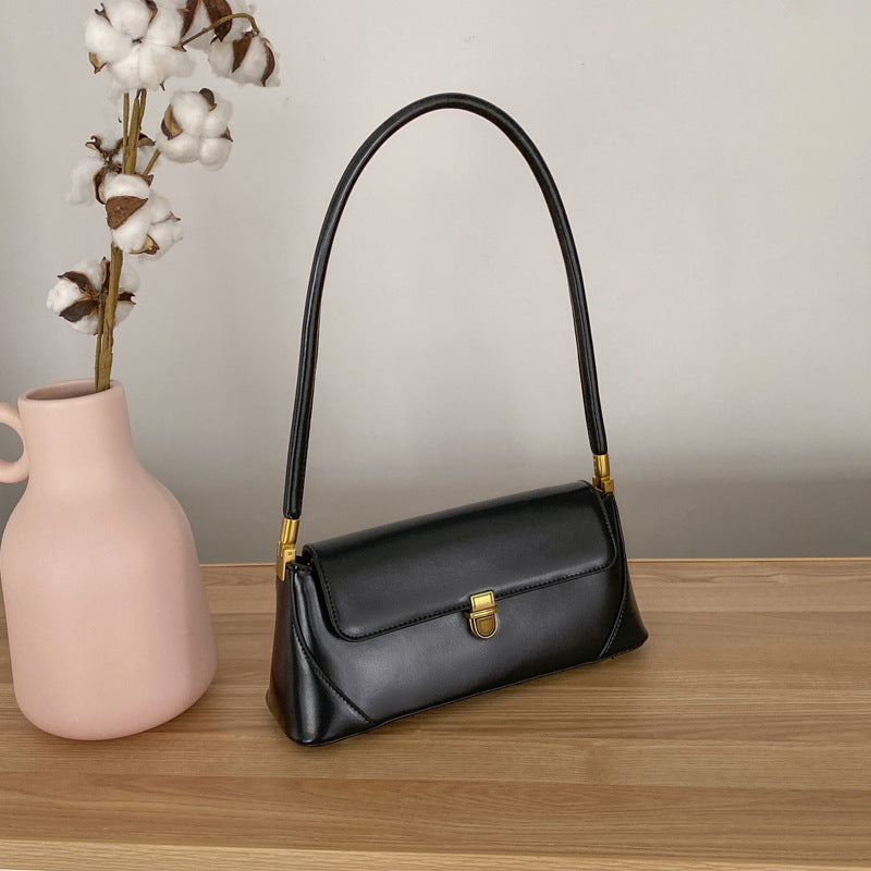 Fiorelle Pariser Baguette-Tasche für Damen – Vintage-Schultertasche mit verstellbarem Riemen & zeitlosem strukturiertem Leder