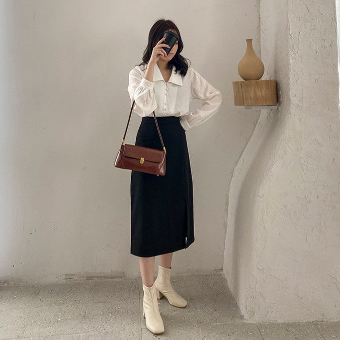 Fiorelle Pariser Baguette-Tasche für Damen – Vintage-Schultertasche mit verstellbarem Riemen & zeitlosem strukturiertem Leder