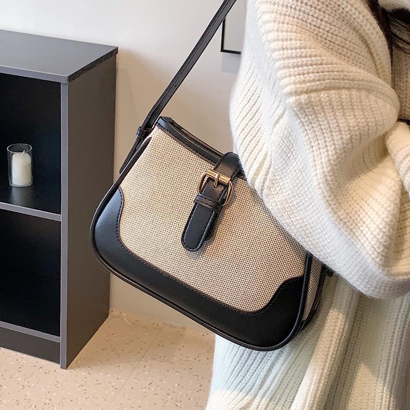 Fiorelle Damen Wander Canvas-Umhängetasche – Künstlerisch texturierte, wandelbare Schultertasche für unbeschwerte Tage