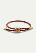 Fermó Gold Bracelet Burgundy/Gold