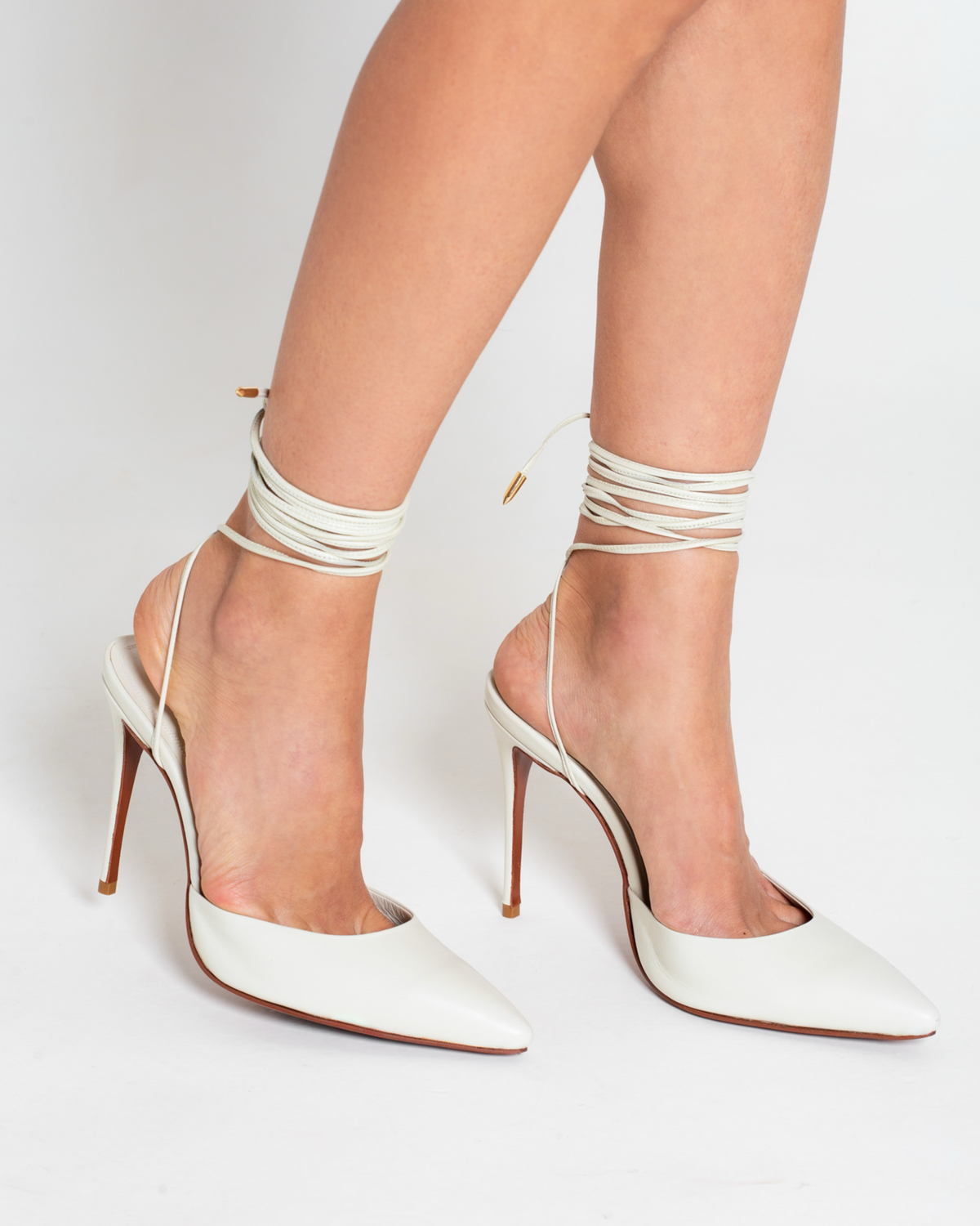 ÉXI-SOPHIA À LACETS BLANC CASSÉ