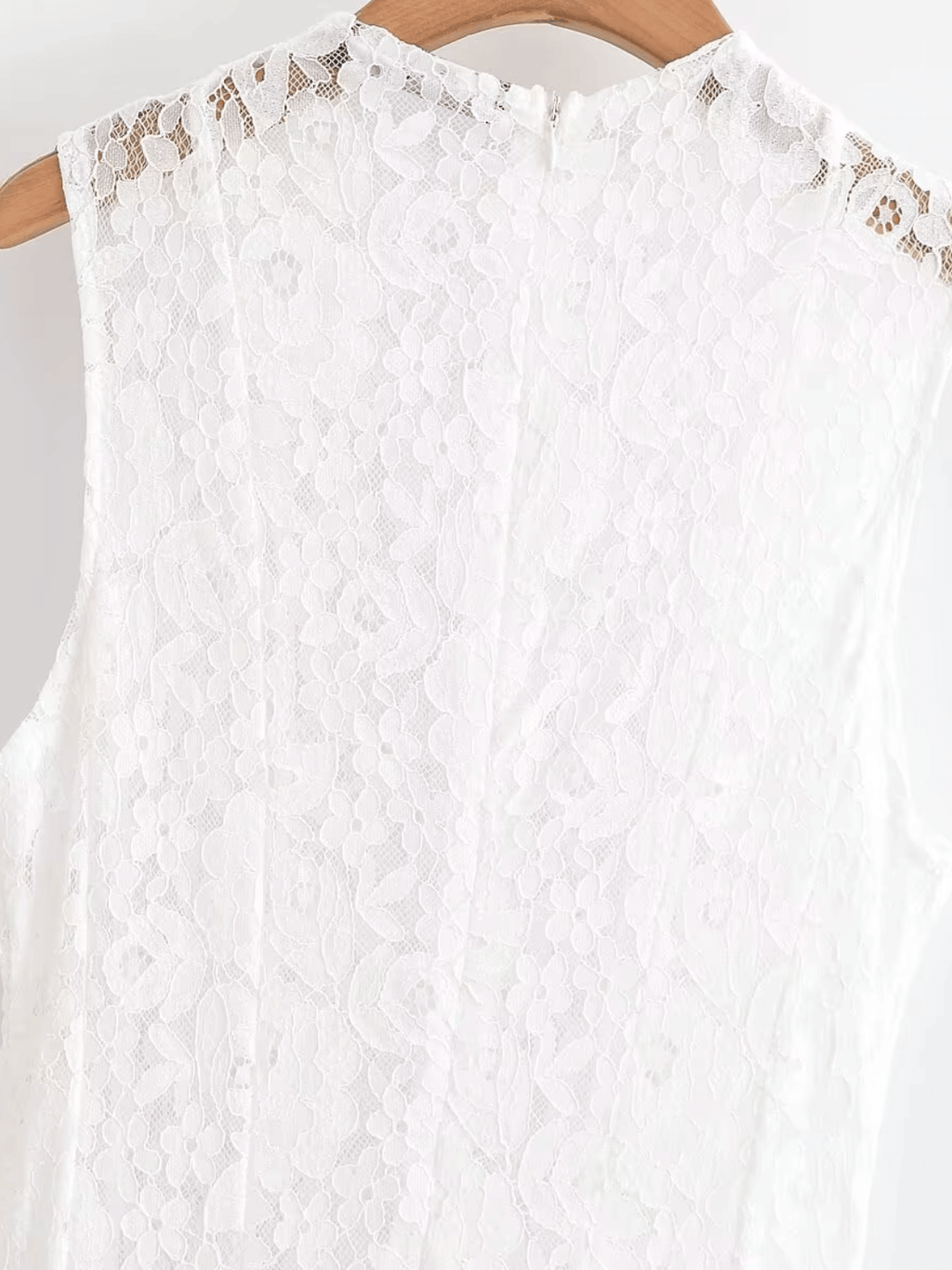 Robe midi ajustée en dentelle florale texturée – Carlota