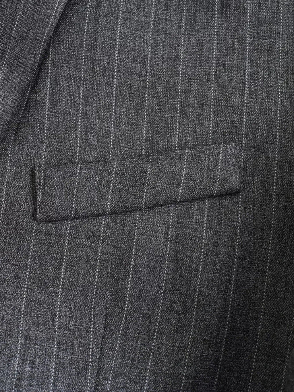 Women's Oversized Pinstripe Blazer with Buttons - Francine