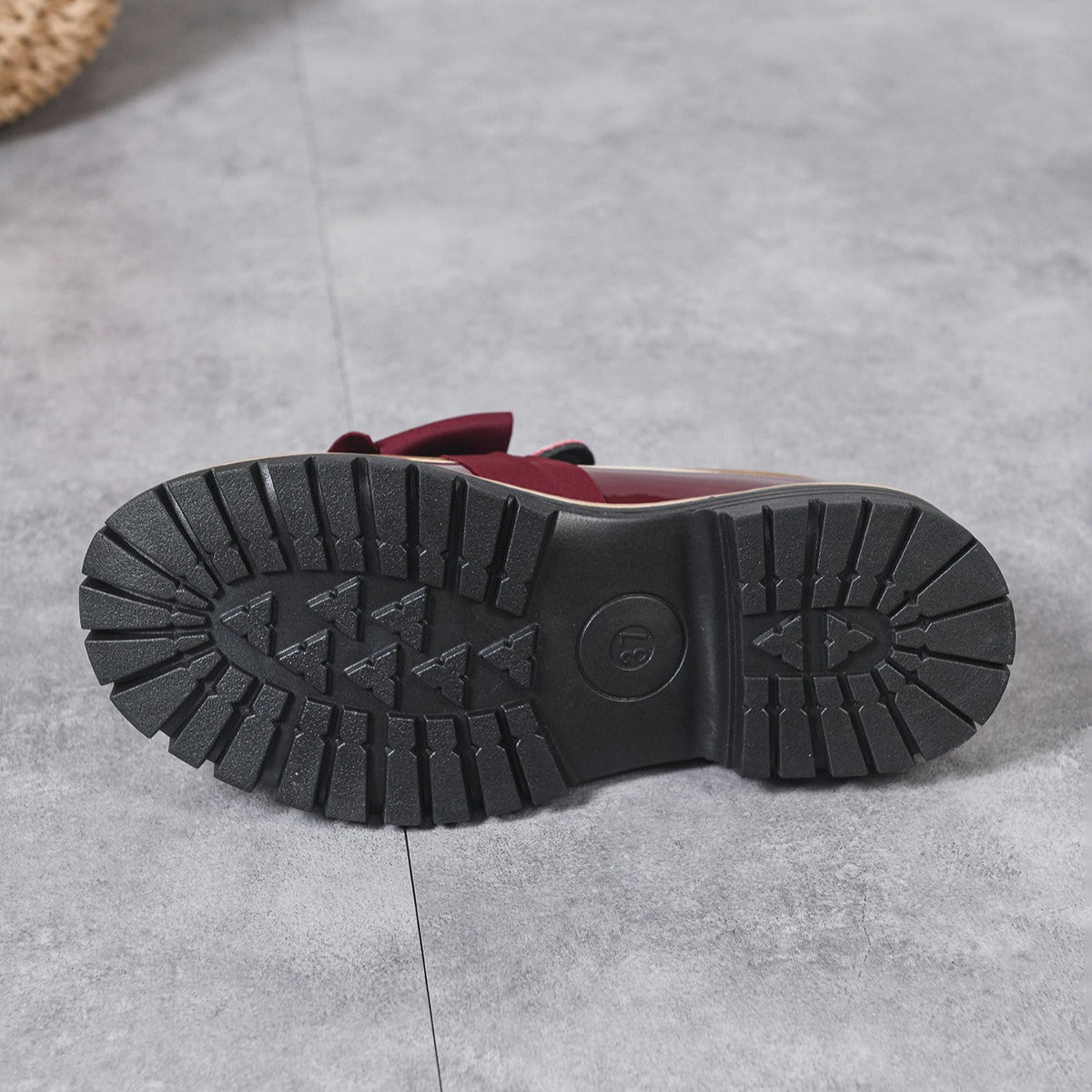 Mocassins à enfiler pour femme Fiorelle – Chaussures plates à surpiqûres contrastées (US 5–10,5)