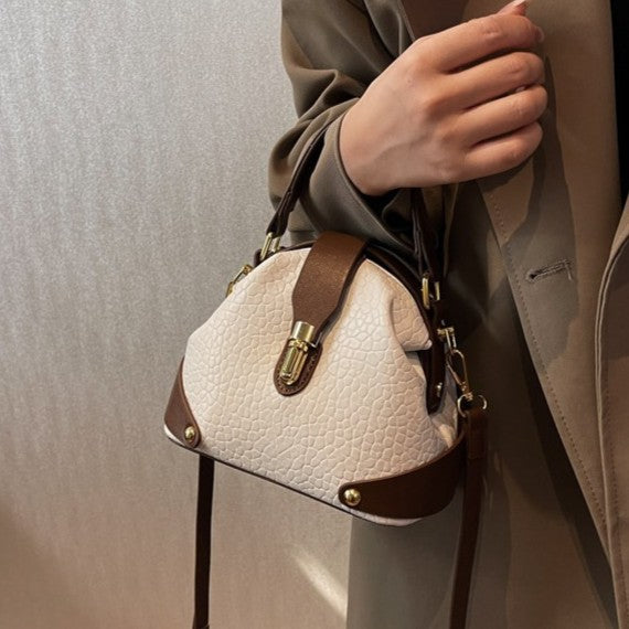 Mini sac cabas Fiorelle pour femme en cuir grainé - Sac polyvalent porté croisé ou épaule | Design luxueux et minimaliste