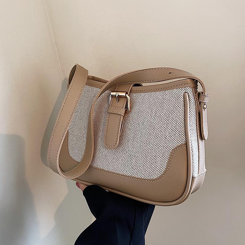 Fiorelle Damen Wander Canvas-Umhängetasche – Künstlerisch texturierte, wandelbare Schultertasche für unbeschwerte Tage