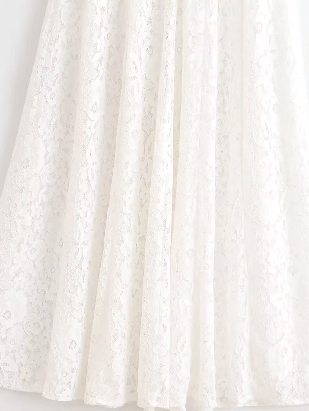 Robe midi ajustée en dentelle florale texturée – Carlota