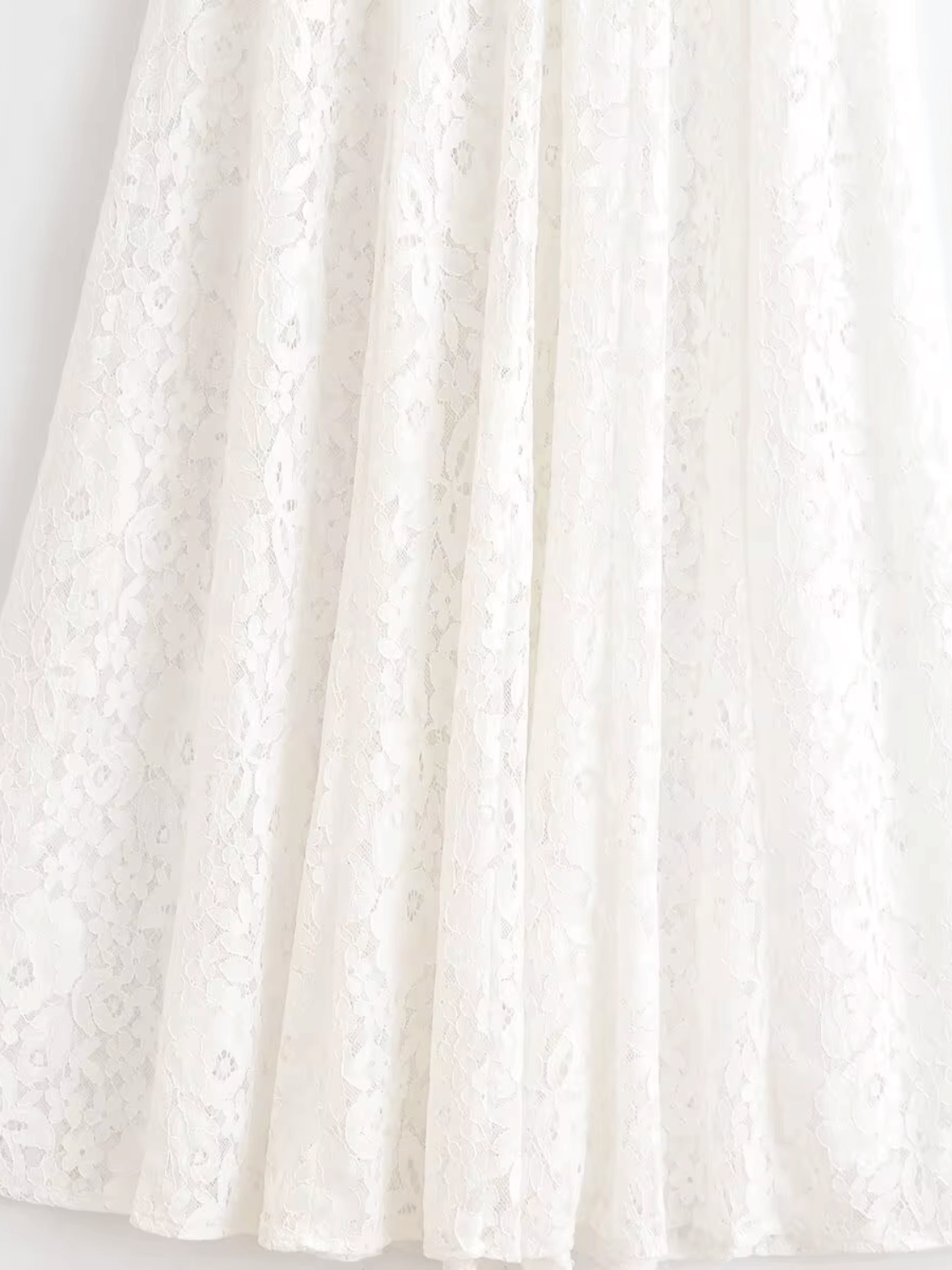 Robe midi ajustée en dentelle florale texturée – Carlota