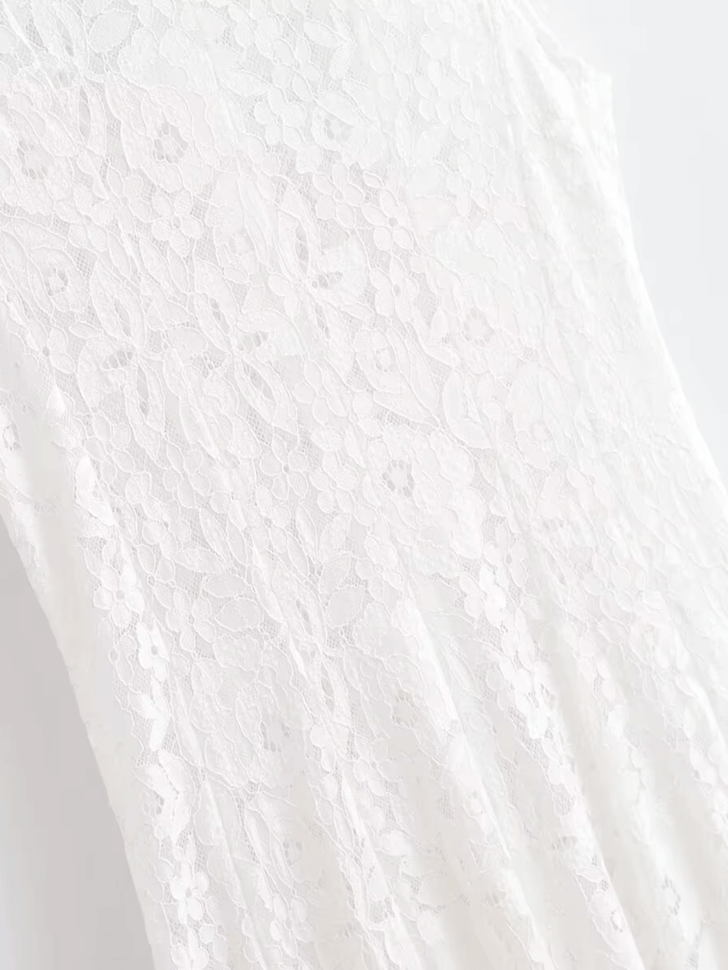 Robe midi ajustée en dentelle florale texturée – Carlota