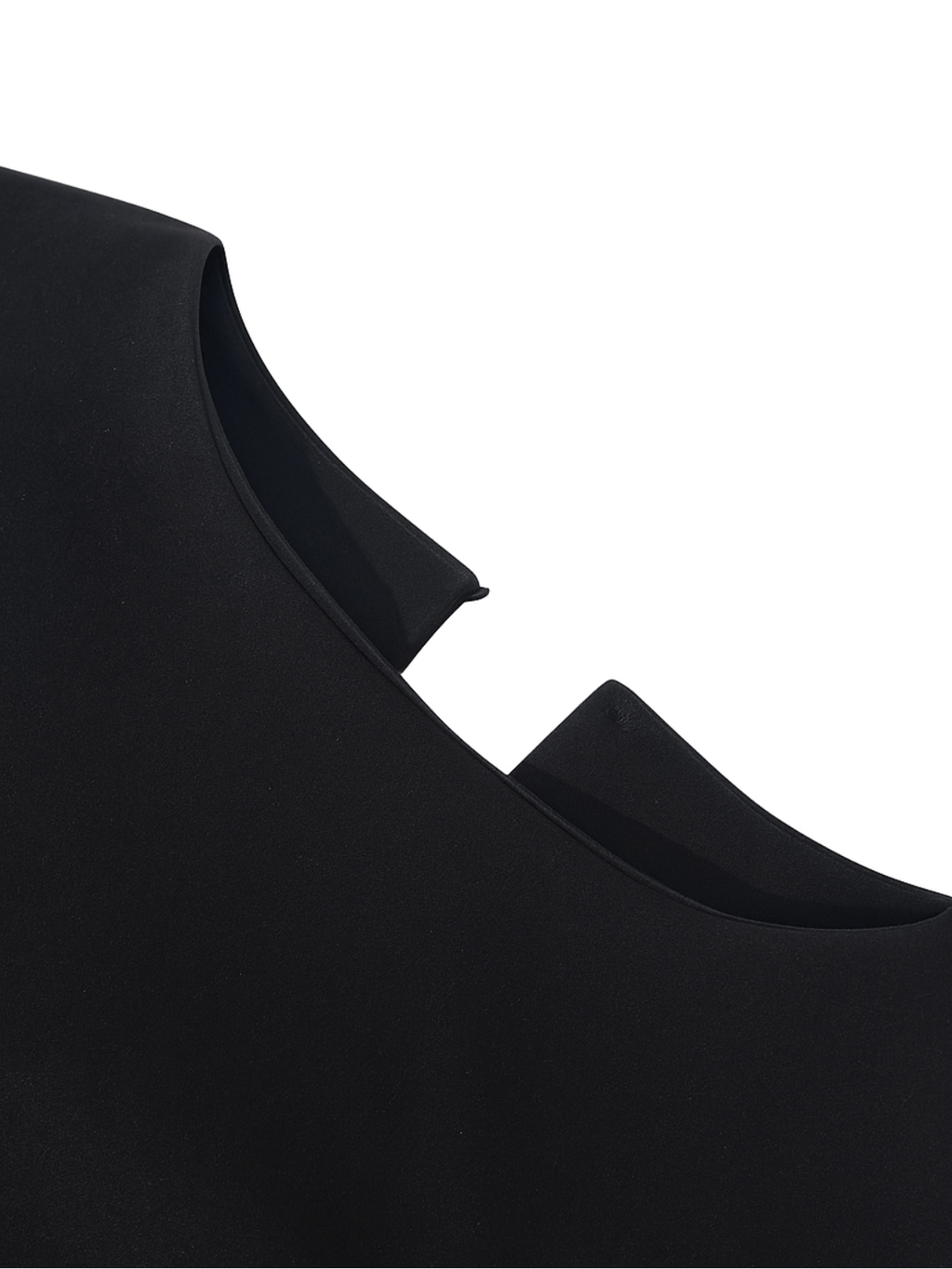 Elegant Sleeveless Maxi Dress with Diagonal Two-Tone Design - Alane