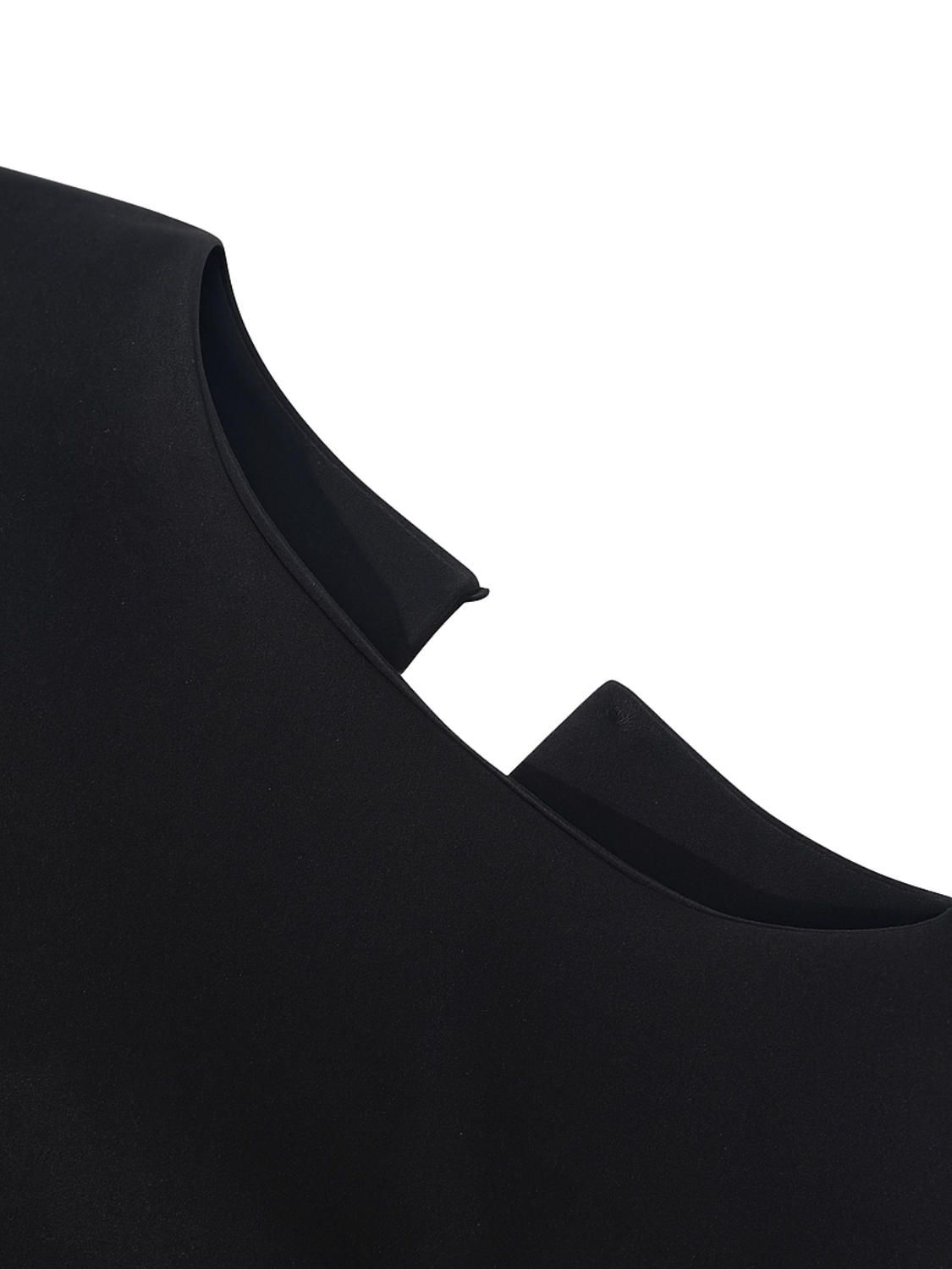 Elegant Sleeveless Maxi Dress with Diagonal Two-Tone Design - Alane