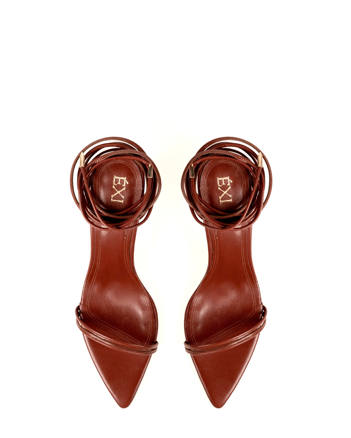 ÉXI-THALIA LACEUP CHOCOLATE