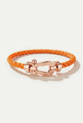 Fermó Yacht Bracelet Orange/Rose Gold