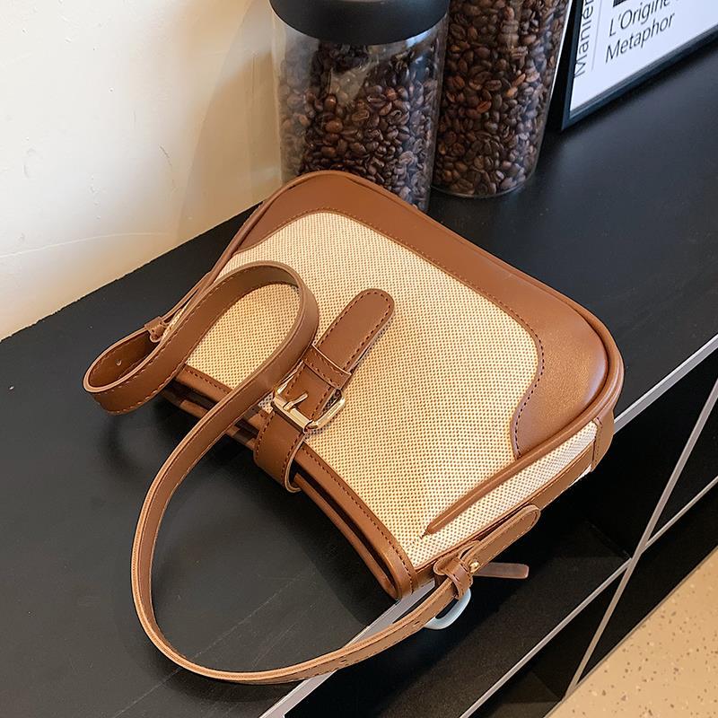 Fiorelle Damen Wander Canvas-Umhängetasche – Künstlerisch texturierte, wandelbare Schultertasche für unbeschwerte Tage