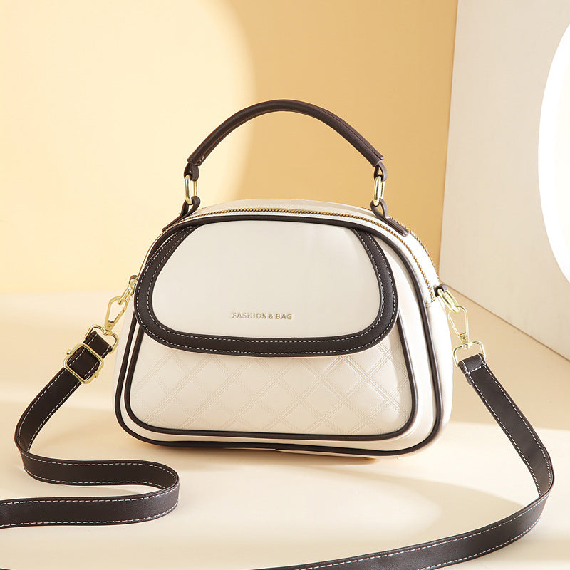 Sac rond matelassé pour femme Fiorelle – Mini sac à main pour femme, porté croisé ou à l'épaule