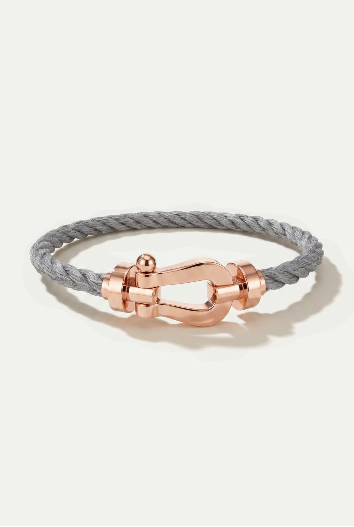 Bracelet Fermó Yacht Gris/Or Rose