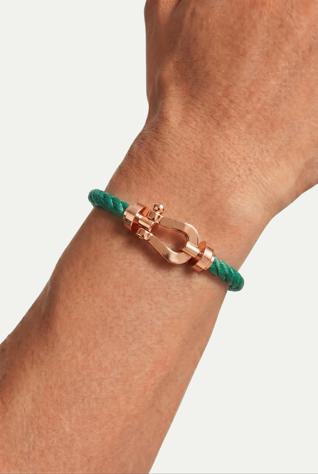 Fermó Yacht Bracelet Green/Rose Gold