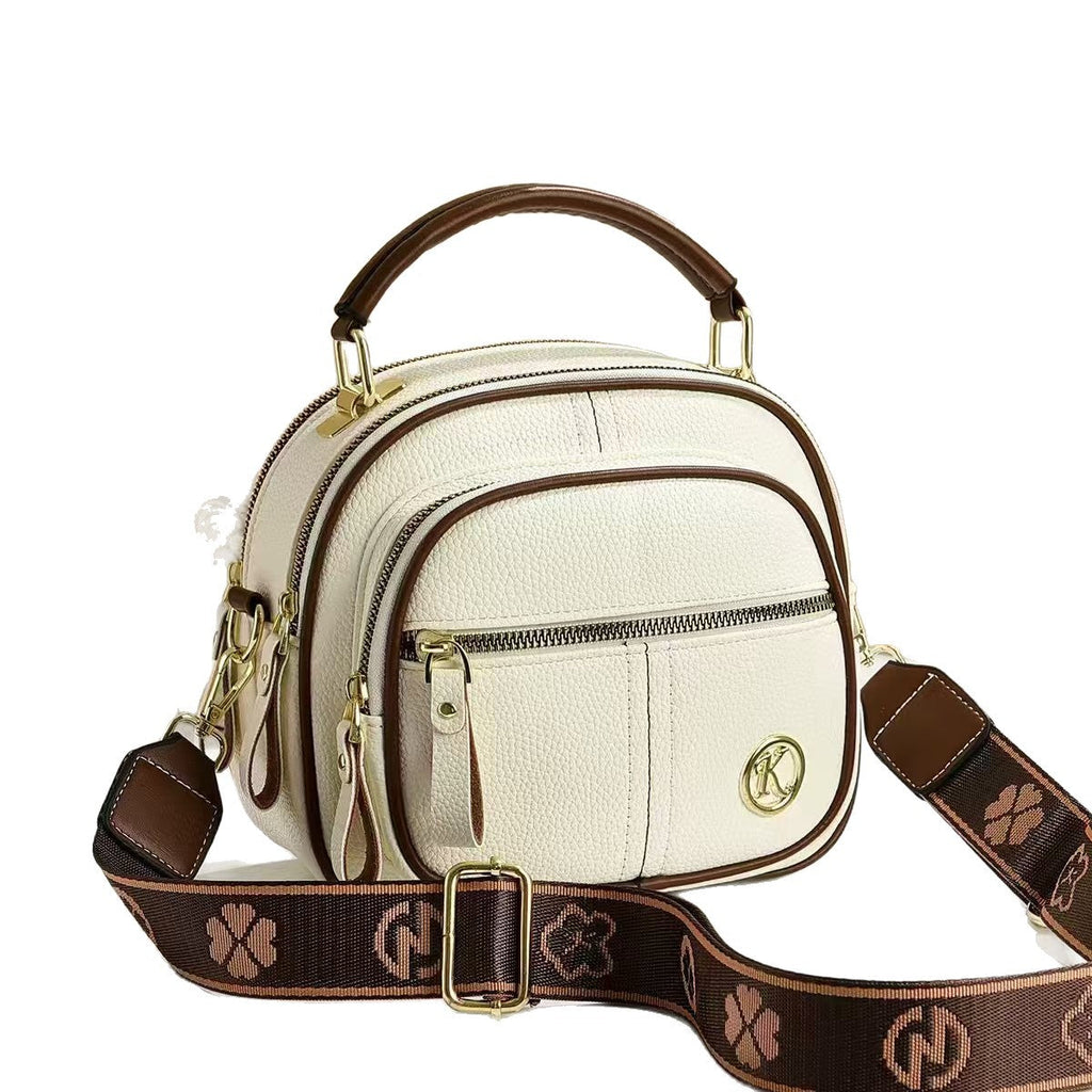Fiorelle Kompakte Damen-Henkeltasche mit mehreren Reißverschlüssen — Hochwertige, umwandelbare Schulter- und Umhängetasche mit durchdachter Organisation & elegantem Alltagsstil