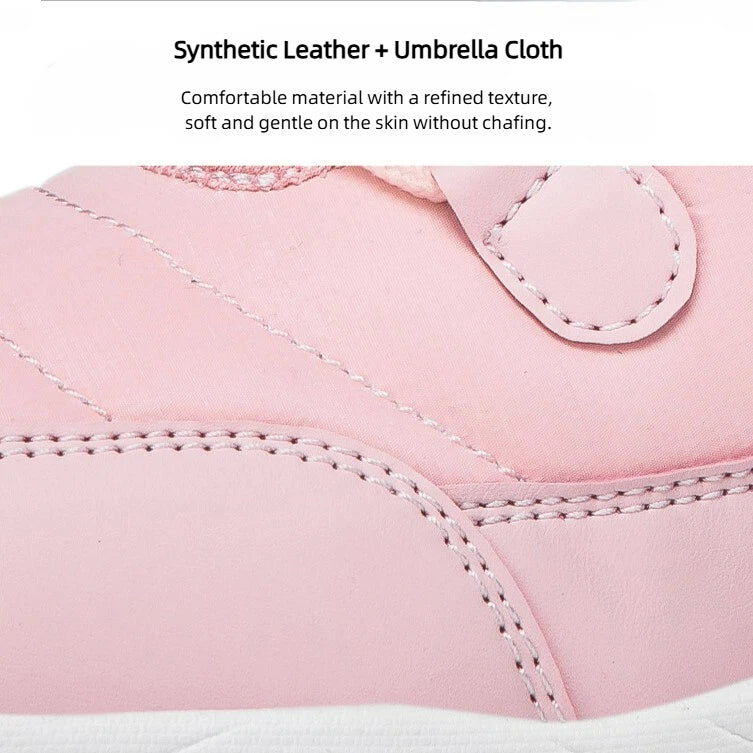 Fiorelle Damen Thermische Winter-Wanderstiefel - Hoch geschnittene, fleecegefütterte Schneestiefel (Rosa, Weiß & Schwarz - US 5-10)