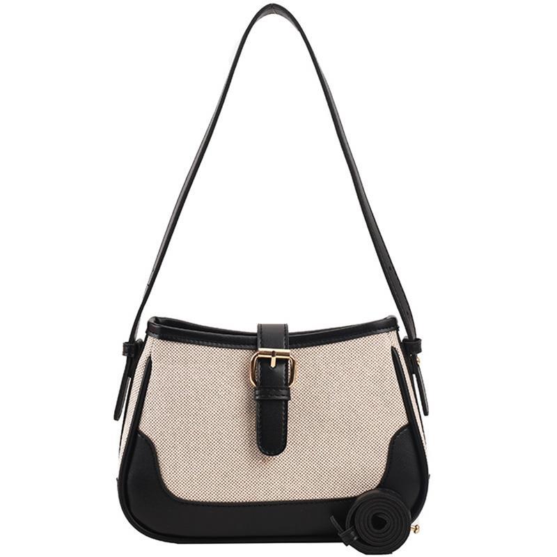 Fiorelle Damen Wander Canvas-Umhängetasche – Künstlerisch texturierte, wandelbare Schultertasche für unbeschwerte Tage