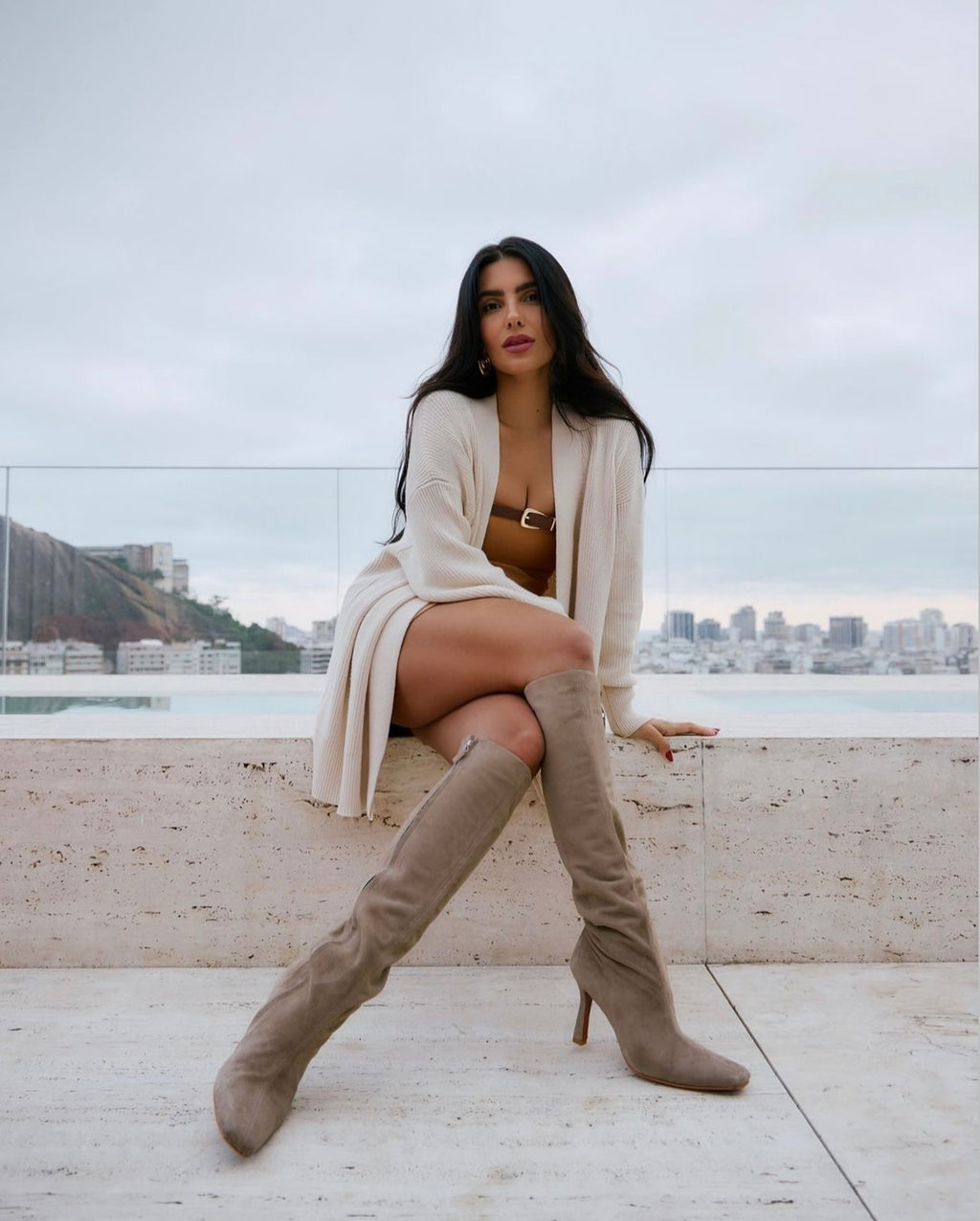 ÉXI-BEA HOCHSCHAFTSTIEFEL TAUPE