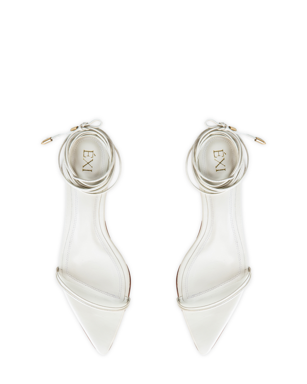 ÉXI-IVY FLAT LACEUP OFF WHITE