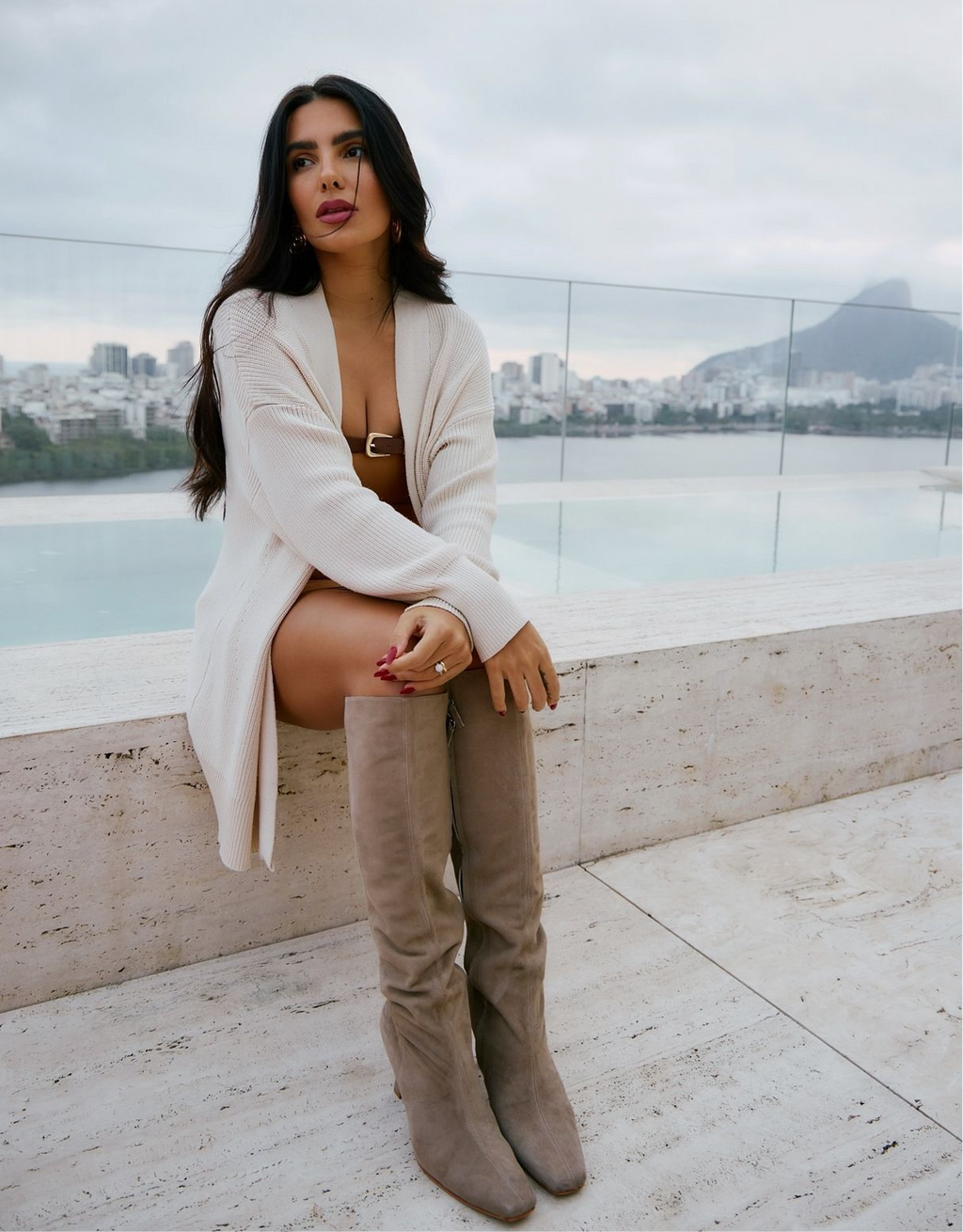 ÉXI-BEA HOCHSCHAFTSTIEFEL TAUPE
