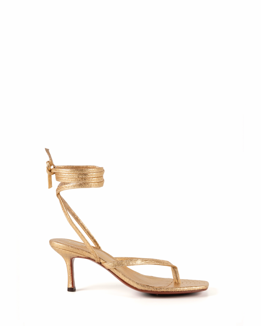 ÉXI-DIANA SCHNÜRSCHUH GOLD