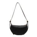 Fiorelle Damen Riviera Bias-Weave Crescent – Umwandelbare Schulter- zu Umhängetasche in französisch inspirierter Narbung